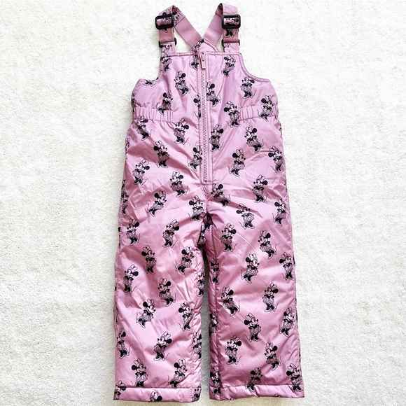 Disney Other - DISNEY X BABY GAP MINNIE MOUSE PRINT COLD CONTROL MAX FLEECE LINED SKI SUIT